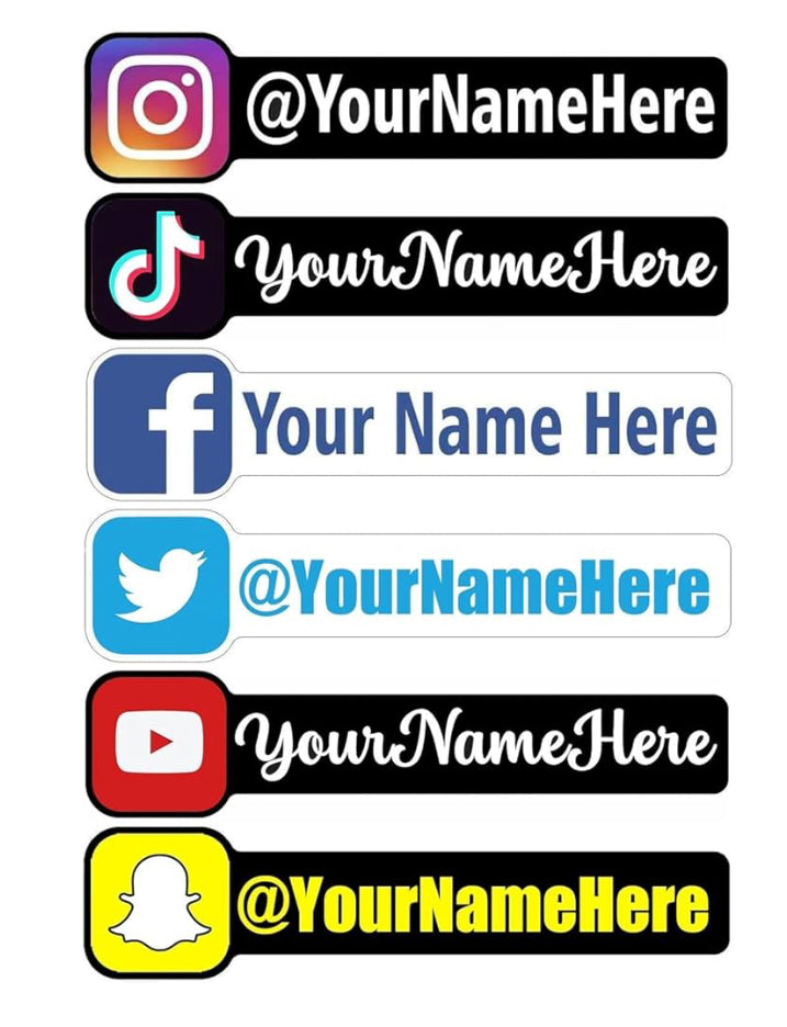 Social media sticker