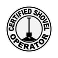 Certified shovel operator