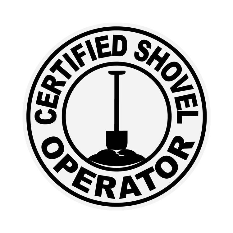 Certified shovel operator