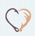 Hook antler heart